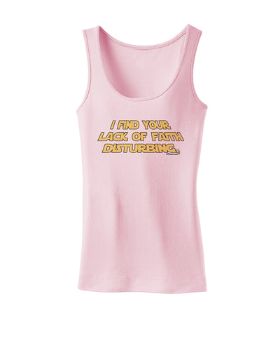 Lack of Faith Womens Petite Tank Top-TooLoud-SoftPink-X-Small-Davson Sales