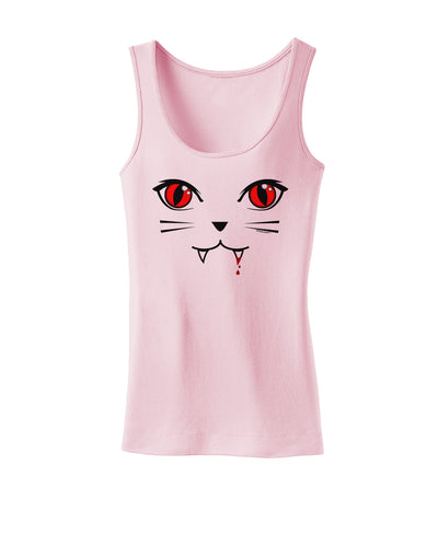 Vamp Kitty Womens Tank Top-Womens Tank Tops-TooLoud-SoftPink-X-Small-Davson Sales