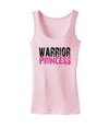 TooLoud Warrior Princess Pink Womens Tank Top-Womens Tank Tops-TooLoud-SoftPink-X-Small-Davson Sales