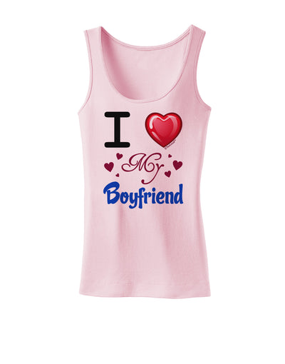 I Love Heart My Boyfriend Womens Tank Top-Womens Tank Tops-TooLoud-SoftPink-X-Small-Davson Sales