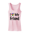 I Heart My Friend - Autism Awareness Womens Tank Top by TooLoud-Womens Tank Tops-TooLoud-SoftPink-X-Small-Davson Sales