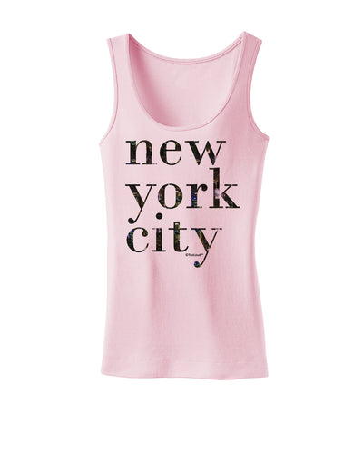 New York City - City Lights Womens Tank Top by TooLoud-Womens Tank Tops-TooLoud-SoftPink-X-Small-Davson Sales