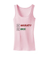 Naughty or Nice Christmas - Naughty and Nice Womens Tank Top-Womens Tank Tops-TooLoud-SoftPink-X-Small-Davson Sales