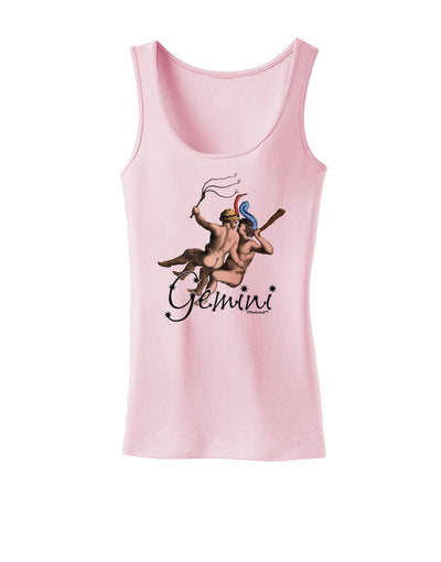 Gemini Illustration Color Womens Tank Top-Womens Tank Tops-TooLoud-SoftPink-X-Small-Davson Sales