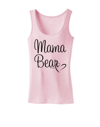 Mama Bear with Heart - Mom Design Womens Tank Top-Womens Tank Tops-TooLoud-SoftPink-X-Small-Davson Sales