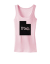 Utah - United States Shape Womens Tank Top by TooLoud-Womens Tank Tops-TooLoud-SoftPink-X-Small-Davson Sales