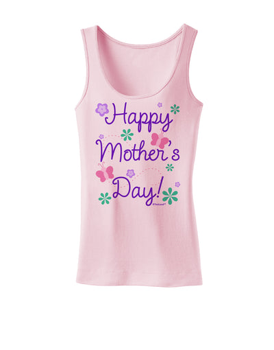 Happy Mother's Day Design Womens Tank Top by TooLoud-Womens Tank Tops-TooLoud-SoftPink-X-Small-Davson Sales