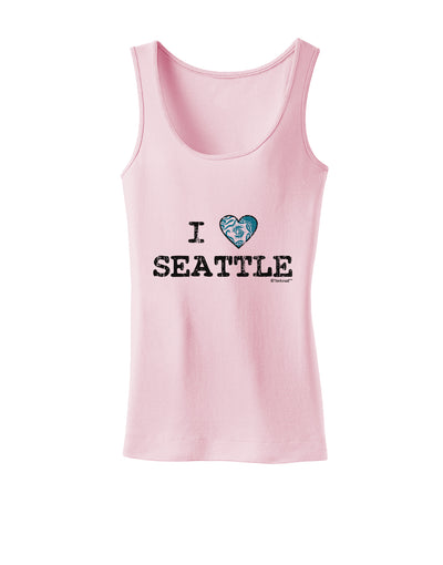 Distressed I Heart Seattle - Heart Flag Womens Tank Top by TooLoud-Womens Tank Tops-TooLoud-SoftPink-X-Small-Davson Sales