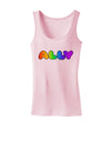 LGBT Ally Rainbow Text Womens Tank Top by TooLoud-Womens Tank Tops-TooLoud-SoftPink-X-Small-Davson Sales
