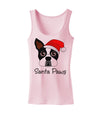 Santa Paws Christmas Dog Womens Tank Top-Womens Tank Tops-TooLoud-SoftPink-X-Small-Davson Sales