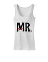 Matching Mr and Mrs Design - Mr Bow Tie Womens Tank Top by TooLoud-Womens Tank Tops-TooLoud-White-X-Small-Davson Sales