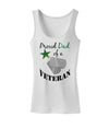 Dad of Veteran Womens Tank Top-Womens Tank Tops-TooLoud-White-X-Small-Davson Sales