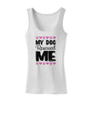 My Dog Rescued Me Womens Petite Tank Top-TooLoud-White-X-Small-Davson Sales