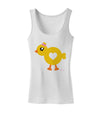 Cute Chick with Bow Womens Tank Top by TooLoud-Womens Tank Tops-TooLoud-White-X-Small-Davson Sales