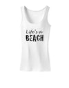 Lifes a beach Womens Tank Top-Womens Tank Tops-TooLoud-White-X-Small-Davson Sales