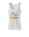 Eat Drink Scary Black Womens Tank Top-Womens Tank Tops-TooLoud-White-X-Small-Davson Sales