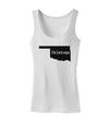 Oklahoma - United States Shape Womens Tank Top by TooLoud-Womens Tank Tops-TooLoud-White-X-Small-Davson Sales