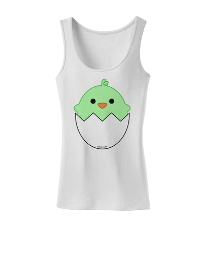 Cute Hatching Chick - Green Womens Tank Top by TooLoud-Womens Tank Tops-TooLoud-White-X-Small-Davson Sales