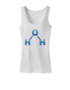 Water Molecule Womens Tank Top by TooLoud-Womens Tank Tops-TooLoud-White-X-Small-Davson Sales