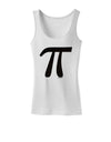 Pi Symbol Glitter - Black Womens Tank Top by TooLoud-Womens Tank Tops-TooLoud-White-X-Small-Davson Sales