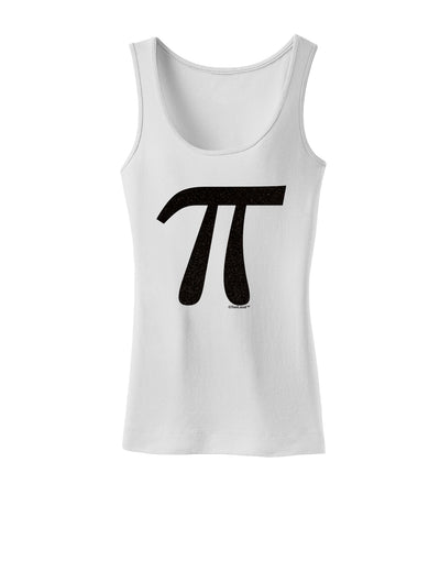 Pi Symbol Glitter - Black Womens Tank Top by TooLoud-Womens Tank Tops-TooLoud-White-X-Small-Davson Sales