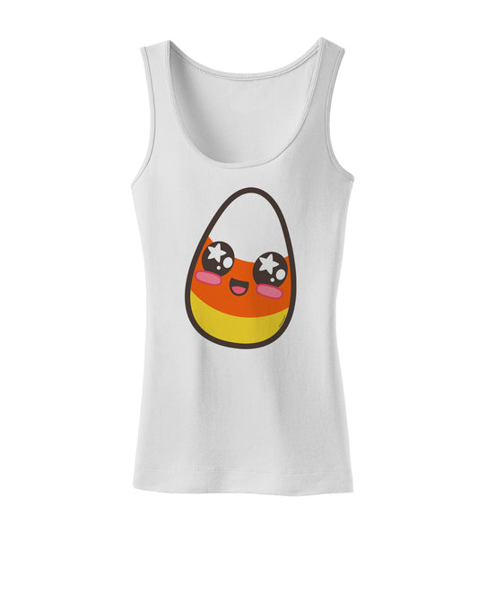 Cute Boy Child Candy Corn Family Halloween Womens Tank Top-Womens Tank Tops-TooLoud-White-X-Small-Davson Sales