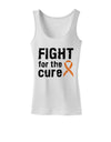 Fight for the Cure - Orange Ribbon Leukemia Womens Tank Top-Womens Tank Tops-TooLoud-White-X-Small-Davson Sales