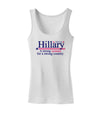 Hillary A Strong Woman Womens Tank Top-Womens Tank Tops-TooLoud-White-X-Small-Davson Sales