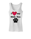 I Heart My Shih Tzu Womens Petite Tank Top by TooLoud-TooLoud-White-X-Small-Davson Sales