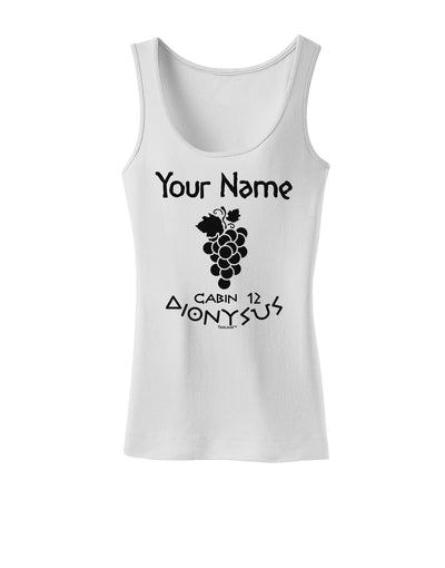 Personalized Cabin 12 Dionysus Womens Tank Top by-Womens Tank Tops-TooLoud-White-X-Small-Davson Sales