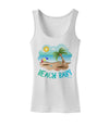 Fun Summer Beach Scene - Beach Baby Womens Tank Top by TooLoud-Womens Tank Tops-TooLoud-White-X-Small-Davson Sales