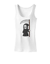 Cute Grim Reaper - Halloween Womens Tank Top-Womens Tank Tops-TooLoud-White-X-Small-Davson Sales