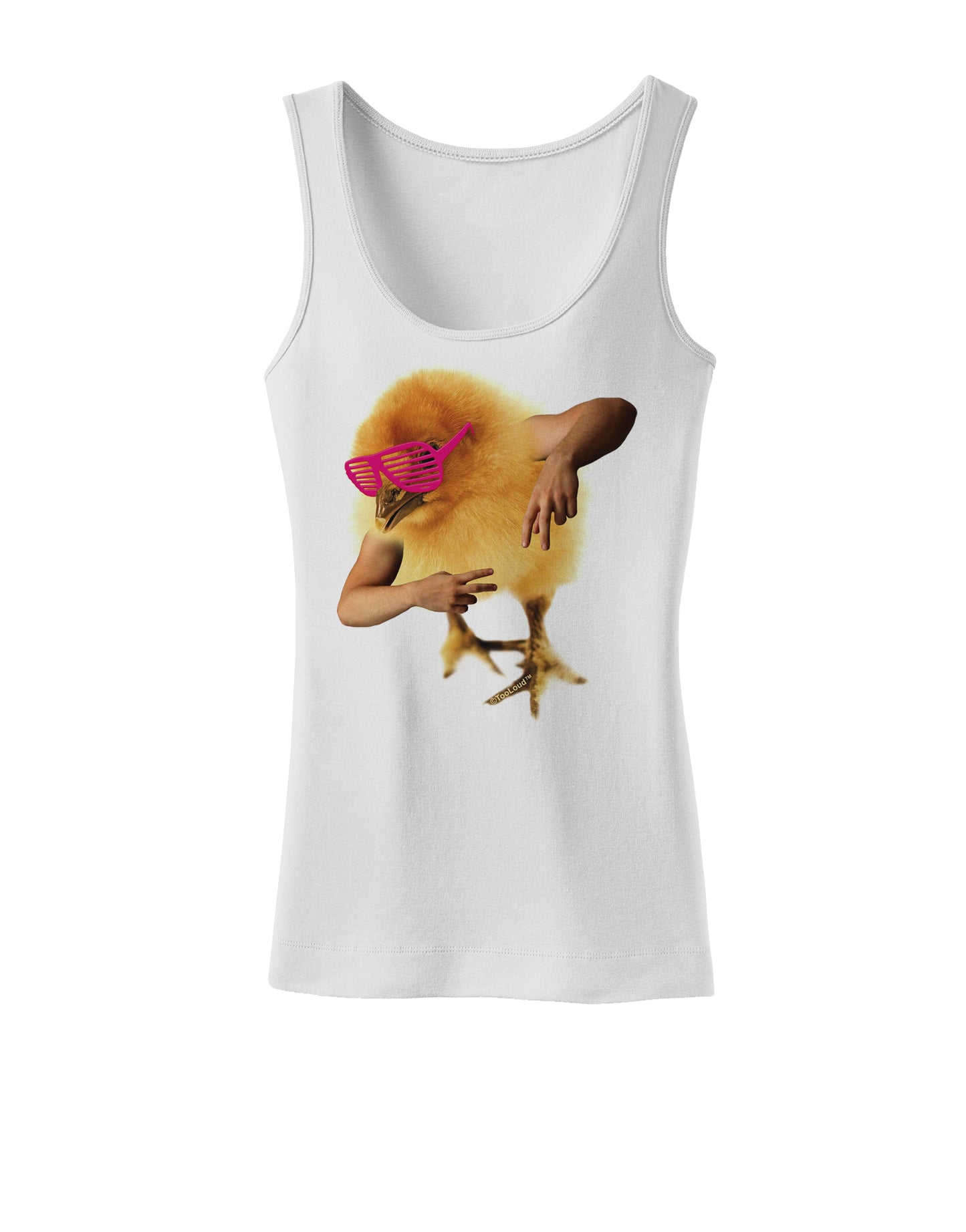Bro Chick Womens Petite Tank Top-Womens Tank Tops-TooLoud-White-X-Small-Davson Sales