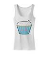 Cute Cupcake with Sprinkles - Heart Eyes Womens Tank Top by TooLoud-Womens Tank Tops-TooLoud-White-X-Small-Davson Sales