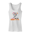 Kiss Me BOOtiful Ghost Orange Womens Tank Top-Womens Tank Tops-TooLoud-White-X-Small-Davson Sales