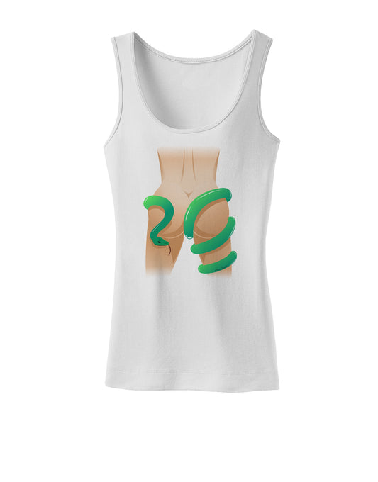 Lady Anaconda Design Medium Womens Tank Top-Womens Tank Tops-TooLoud-White-X-Small-Davson Sales