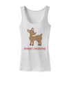 Cute Rudolph the Reindeer - Merry Christmas Womens Tank Top by TooLoud-Womens Tank Tops-TooLoud-White-X-Small-Davson Sales