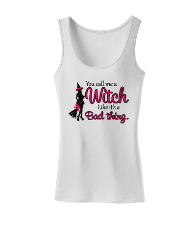 Witch - Bad Thing Womens Tank Top-Womens Tank Tops-TooLoud-White-X-Small-Davson Sales