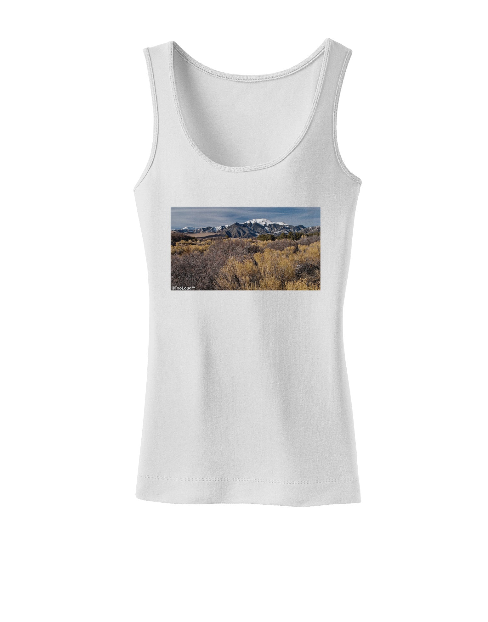 Mountain Forest Park Womens Petite Tank Top-TooLoud-White-X-Small-Davson Sales