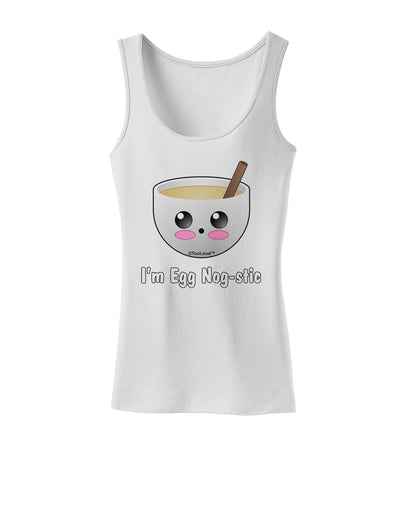 I'm Egg Nog-stic - Cute Egg Nog Womens Tank Top by TooLoud-Womens Tank Tops-TooLoud-White-X-Small-Davson Sales