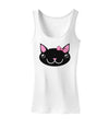 Kyu-T Head - Night Kawaia the Cute Girl Critter Womens Tank Top-Womens Tank Tops-TooLoud-White-X-Small-Davson Sales