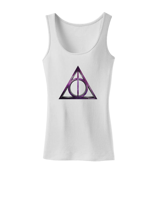 Magic Symbol Womens Petite Tank Top-TooLoud-White-X-Small-Davson Sales