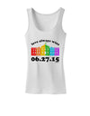 Love Always Wins with Date - Marriage Equality Womens Tank Top-Womens Tank Tops-TooLoud-White-X-Small-Davson Sales