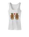 Gingerbread Woman Couple Womens Tank Top by TooLoud-Womens Tank Tops-TooLoud-White-X-Small-Davson Sales