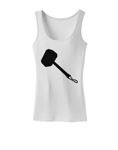 Thors Hammer Nordic Runes Lucky Odin Mjolnir Valhalla Womens Petite Tank Top by TooLoud-TooLoud-White-X-Small-Davson Sales