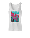 Chicago Abstract 2 Watercolor Womens Tank Top-Womens Tank Tops-TooLoud-White-XXXX-Large-Davson Sales