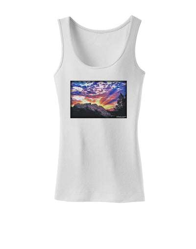 Colorado Rainbow Sunset Womens Tank Top-Womens Tank Tops-TooLoud-White-X-Small-Davson Sales