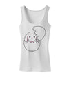 Cute Easter Bunny Hatching Womens Tank Top by TooLoud-Womens Tank Tops-TooLoud-White-X-Small-Davson Sales