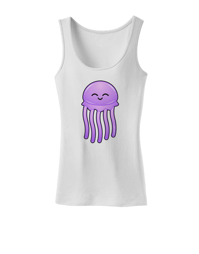 Cute Jellyfish Womens Tank Top by TooLoud-Womens Tank Tops-TooLoud-White-X-Small-Davson Sales