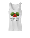 Locally Grown Organic Melons Womens Petite Tank Top-TooLoud-White-X-Small-Davson Sales